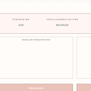 File Excel Management Budget Bulanan