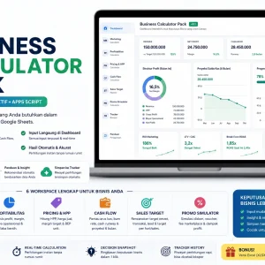 Business Calculator Pack — Dashboard Interaktif untuk Keputusan Bisnis yang Lebih Cepat