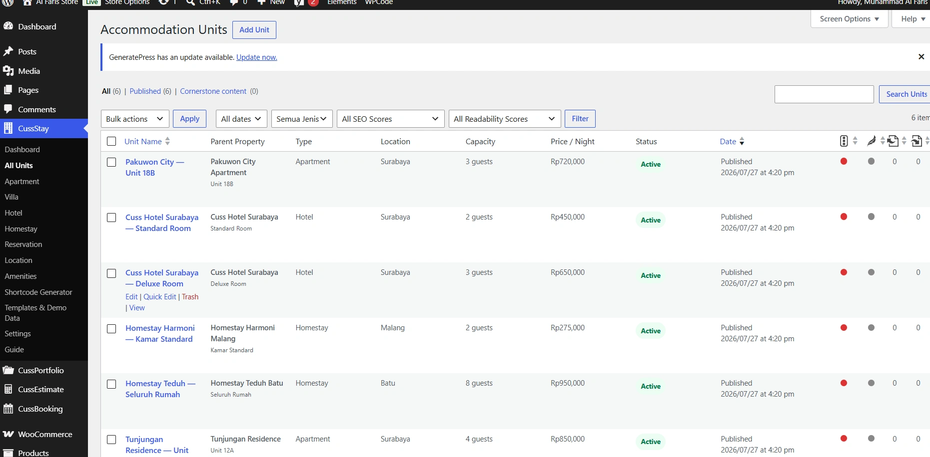 CussStay — Kelola Listing dan Reservasi Penginapan Langsung dari WordPress - Image 8