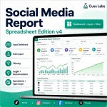 template Social Media Report