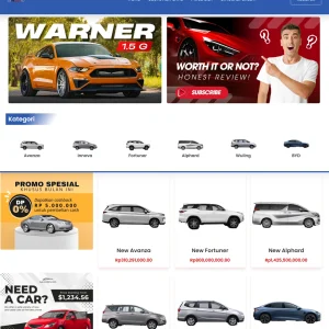 Template Website Showroom